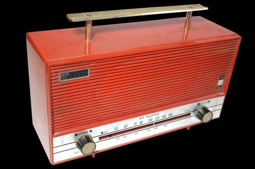 Retro radio receiver of the last century