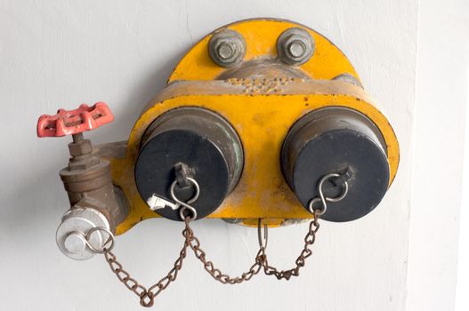 Valve of water for fire protection