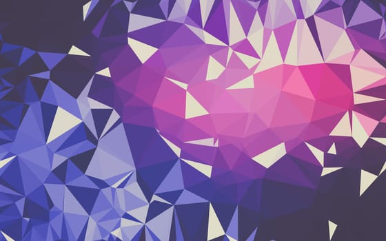 Abstract low poly background, geometry triangle, mosaic pastel color background