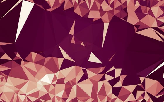 Abstract low poly background, geometry triangle, mosaic pastel color background