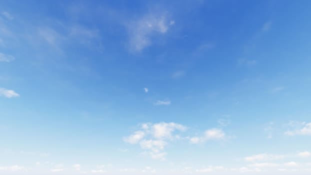 Cloudy blue sky abstract background, blue sky background with tiny clouds, 3d rendering

