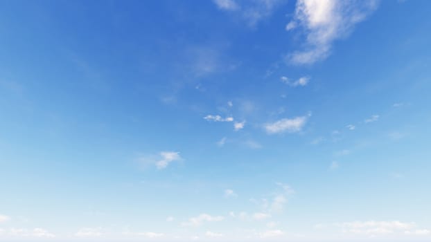 Cloudy blue sky abstract background, blue sky background with tiny clouds, 3d rendering

