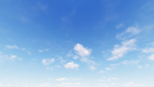 Cloudy blue sky abstract background, blue sky background with tiny clouds, 3d rendering

