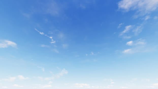 Cloudy blue sky abstract background, blue sky background with tiny clouds, 3d rendering

