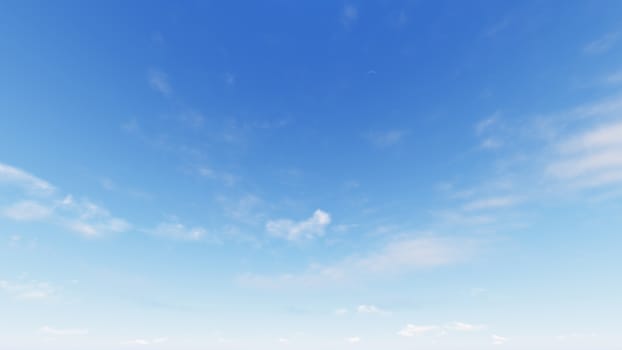 Cloudy blue sky abstract background, blue sky background with tiny clouds, 3d rendering

