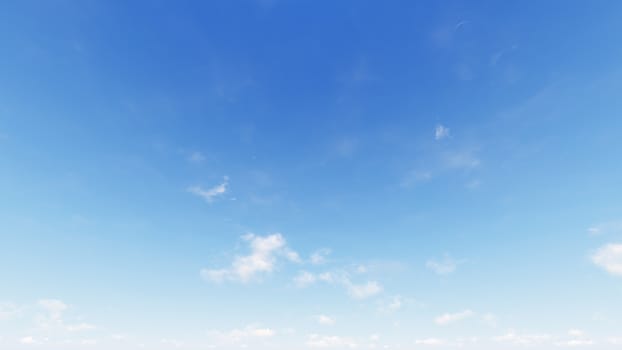 Cloudy blue sky abstract background, blue sky background with tiny clouds, 3d rendering

