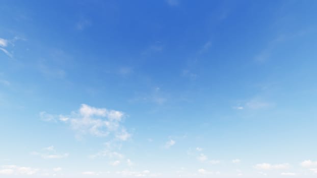 Cloudy blue sky abstract background, blue sky background with tiny clouds, 3d rendering

