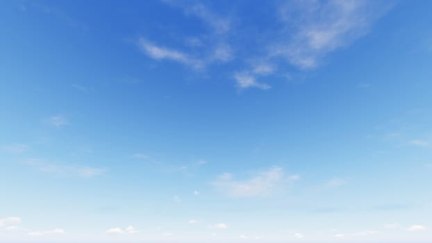 Cloudy blue sky abstract background, blue sky background with tiny clouds, 3d rendering

