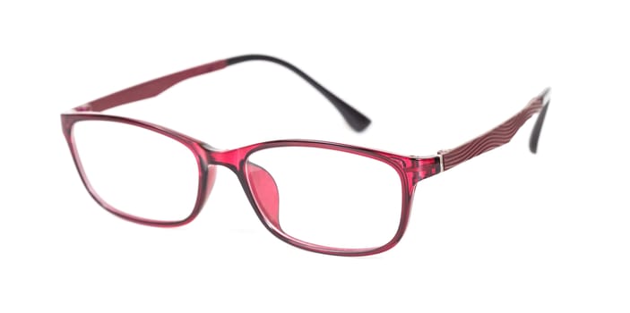 eyeglasses on isolated background