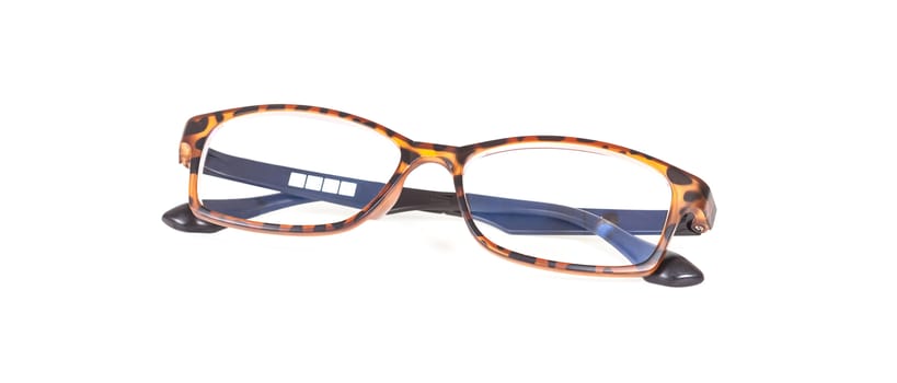 eyeglasses on isolated background