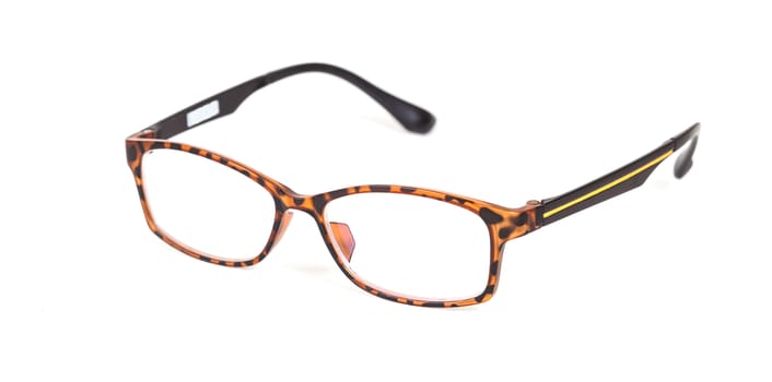 eyeglasses on isolated background