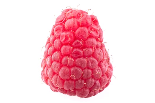 Fresh raspberrie isolated on a white background