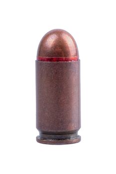 Gun bullet isolated on a white background