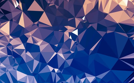 Abstract low poly background, geometry triangle, mosaic pastel color background