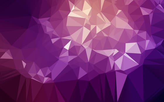 Abstract low poly background, geometry triangle, mosaic pastel color background