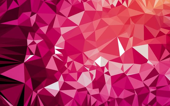 Abstract low poly background, geometry triangle, mosaic pastel color background