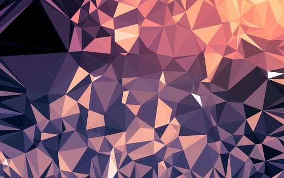 Abstract low poly background, geometry triangle, mosaic pastel color background