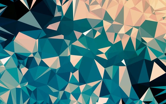 Abstract low poly background, geometry triangle, mosaic pastel color background