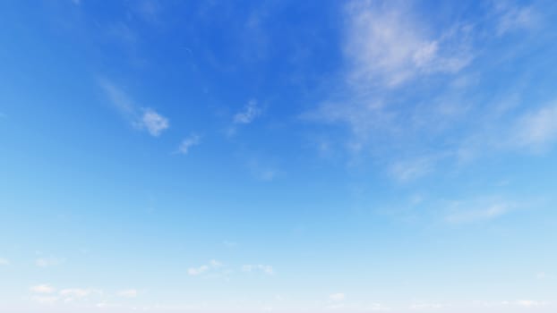 Cloudy blue sky abstract background, blue sky background with tiny clouds, 3d rendering

