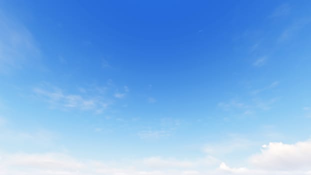 Cloudy blue sky abstract background, blue sky background with tiny clouds, 3d rendering

