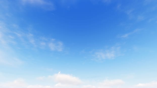 Cloudy blue sky abstract background, blue sky background with tiny clouds, 3d rendering

