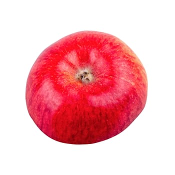 Cut apple isolated on a white background