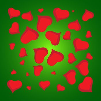 Abstract love background full of hearts. Valentine s day for card.