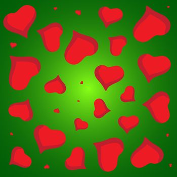 Abstract love background full of hearts. Valentine s day for card.