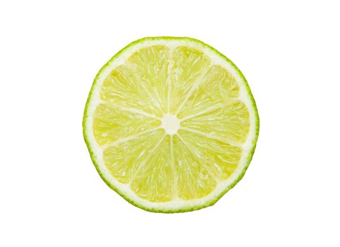 Lime isolated on the white background