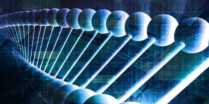 DNA Helix Abstract Background as a Science Concept