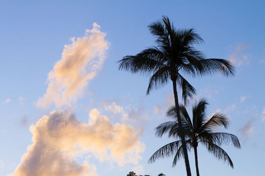 blue Sky with sea in morning.