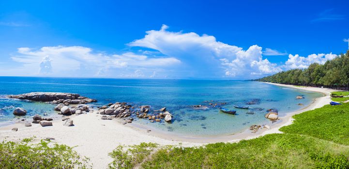 Tropical beach at beautiful ,Mae Ramphueng beach ,Rayong Thailand