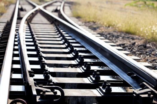 Railroad in thailand,big and long railroad,good railroad