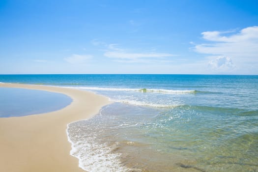Tropical beach at beautiful ,Mae Ramphueng beach ,Rayong Thailand