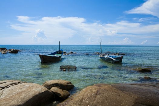 Tropical beach at beautiful ,Mae Ramphueng beach ,Rayong Thailand
