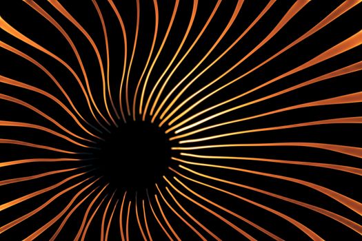 Abstract orange lighted background surface