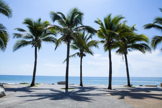 Tropical beach at beautiful ,Mae Ramphueng beach ,Rayong Thailand