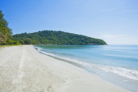 Tropical beach at beautiful ,Mae Ramphueng beach ,Rayong Thailand