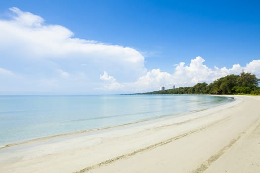 Tropical beach at beautiful ,Mae Ramphueng beach ,Rayong Thailand