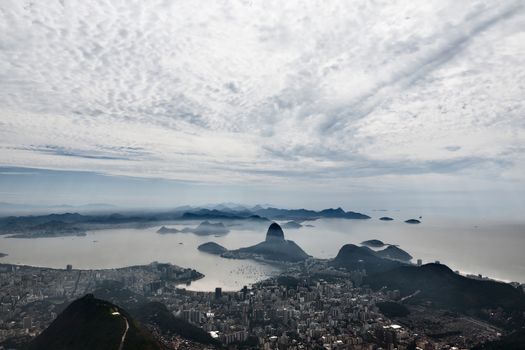 Beautiful panorama of Rio de Janeiro