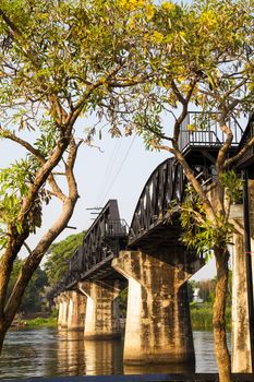 Bridge on the river kwai, Kanchanaburi province,Thailand