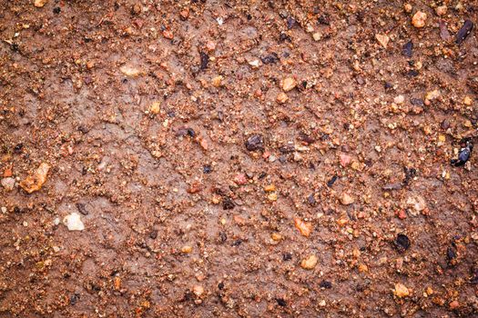 the soil wet texture , background