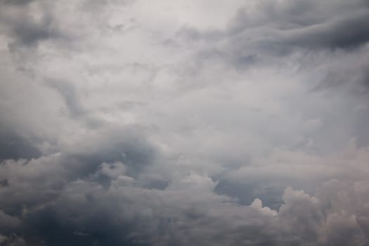 gray cloud at evening before rain, background
