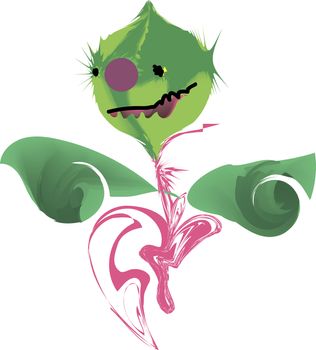 Melon Head Monster - JPEG illustration