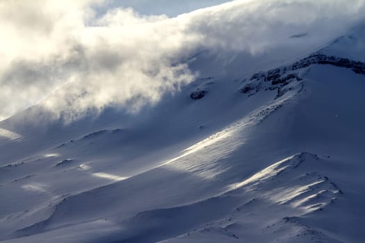 Snow mountains in Chile, Ands september 2013