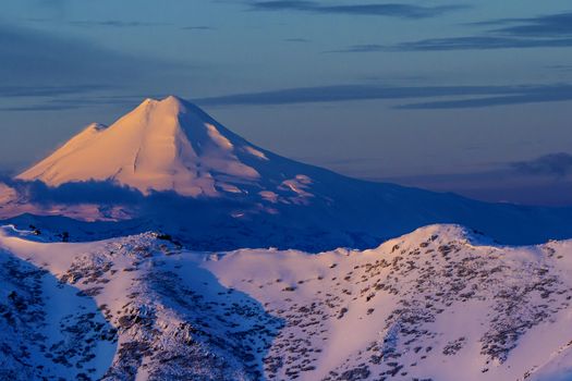 Snow mountains in Chile, Ands september 2013