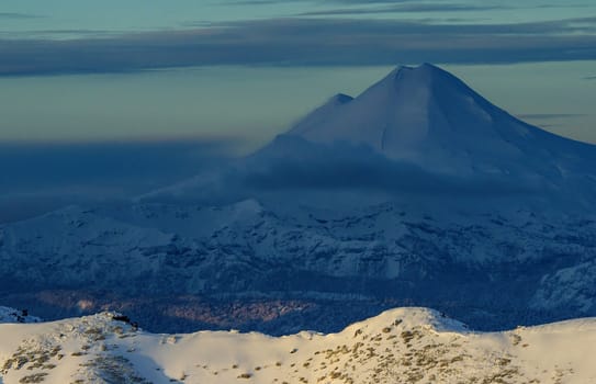 Snow mountains in Chile, Ands september 2013