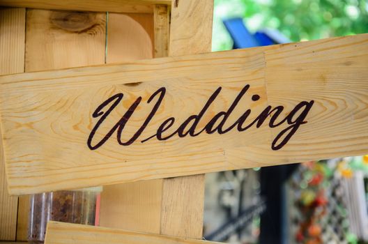 Wedding bar sign indoor