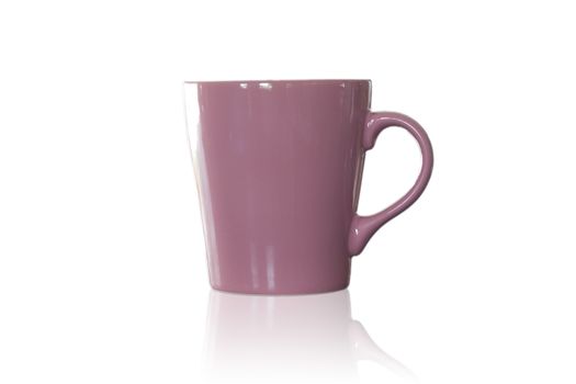 Coffee mug isolated on white background, stock photo