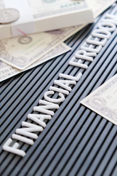 financial freedom concept background